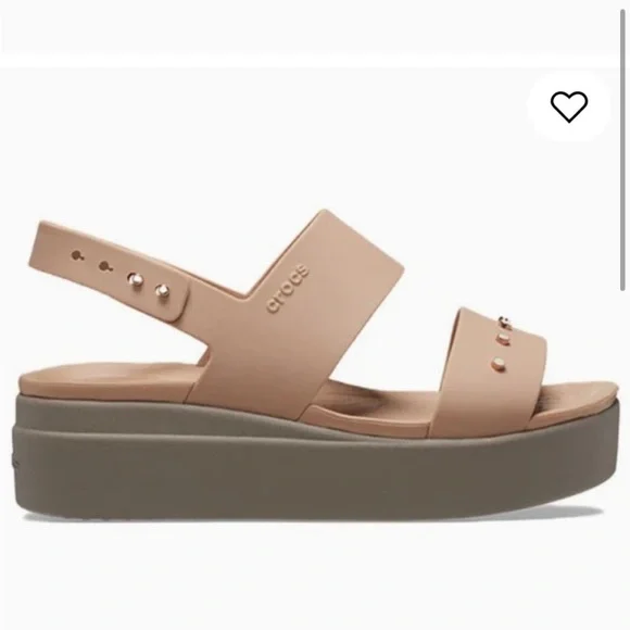 Crocs Brooklyn Studded Low Wedge - Picture 3 of 3